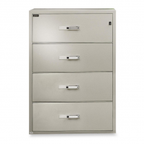 Gardex® Insulated Lateral Filing Cabinet 4-Drawer Beige