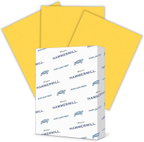 Hammermill Colour Pastel Paper 20lb 8-1/2" x 11" 500/pkg Goldenrod