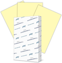Hammermill Colour Pastel Paper 20lb 8-1/2" x 14" 500/pkg Canary