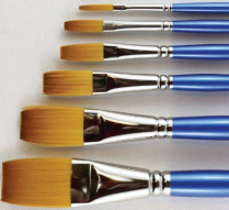 Gold Sable 800 Stroke Brush - Flat 1"