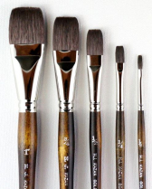 H.J. Kazan Gold Watercolour Brush - Bright - 1/2"