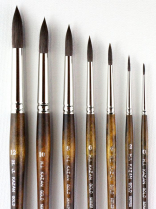 H.J. Kazan Gold Watercolour Brush - Round - size 2