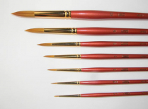 Oasis 400 Gold & Red Sable Blend Watercolour Brush - Round - size 5/0