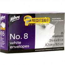 Hilroy Press-it Seal-it® Envelopes #8 Plain 65/box