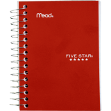 Mead® Five Star® Fat Lil' Notebook 5-1/2" x 4" 400 pages Assorted Colours
