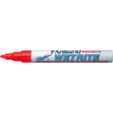 Jiffco Artline™ 47 Wet Rite Marker Bullet Tip Red