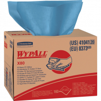 Wypall® Shop Pro X80 Wipes Blue 160 sheets/box