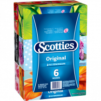 Scotties® Multi Facial Tissue 126 sheets per box 6 boxes/pkg