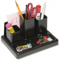 Victor® Desk Organizer Black
