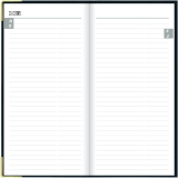 Letts Classic Slim Weekly Planner 3-1/4" x 6-5/8" Black