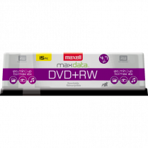Maxell Maxdata™ DVD+RWs 4X 4.7GB 15/spindle