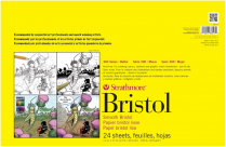 Strathmore Bristol Pad Smooth 11" x 17" 24Sheets/pad