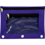 Merangue CARRYALL™ 3-Ring Binder Pouch with Mesh Pocket Assorted Colours
