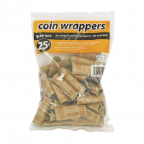 Merangue The Coin-Tainer® Coin Wrappers 25¢ 36/pkg
