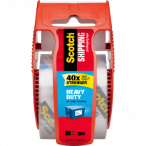 Scotch® Heavy Duty Shipping Tape with Dispenser 48 mm x 20.2 m Clear