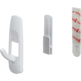 Command™ Adhesive Medium Mounting Hooks White 6/pkg