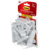 Command™ Adhesive Medium Mounting Hooks White 20/pkg