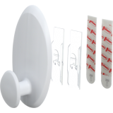 Command™ Adhesive Clothes Hanger Hook White