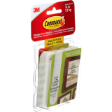 Command™ Adhesive Picture Hanging Strips Large White 12 sets/pkg