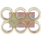 Scotch® Tough Grip Moving Packaging Tape 48 mm x 50 m Clear 6/pkg