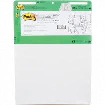 Post-it® Super Sticky Easel Pad 25" x 30" Plain 30 sheets/pad 2 pads/pkg