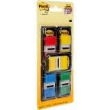 Post-it® Flags Value Pack with 50 Bonus 1" 50 flags per dispenser Assorted Colours 4 dispensers/pkg