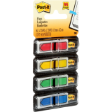 Post-it® Mini Flags Arrows 1/2" 24 flags x 4 dispensers/pkg Assorted Primary Colours 