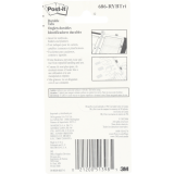 Post-it® Tabs 1" Red, Yellow, Blue 3/pkg