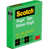 Scotch® Magic™ Invisible Tape Refill 1/2" (12.7mm x 32.9m) 2/pkg
