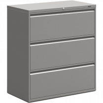 Offices to Go® Lateral File Cabinet 3-Drawer Grey