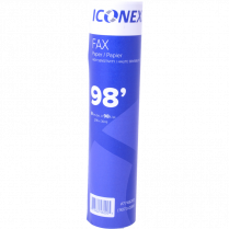 Iconex™ Thermal Fax Paper 8-1/2" x 99' w/1/2" Core
