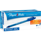 Paper Mate® ComfortMate Ultra™ Retractable Ball Point Pens Fine Point Blue 12/box