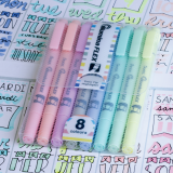 Pentel® Illumina Flex Dual Tip Highlighters Assorted Pastel Colours 8/pkg