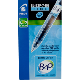 Pilot® BeGreen® B2P Retractable Gel Pen 0.7 mm Blue 10/box