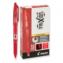 Pilot® FriXion® Ball Erasable Gel Pen 0.7 mm Coral Pink 12/box