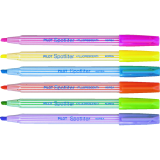 Pilot® Spotliter® Highlighters Chisel Tip Assorted Colours 6/pkg