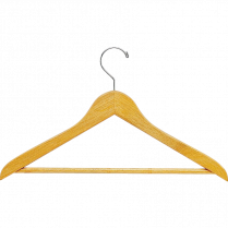 Quartet® Garment Hanger Wood Finish Natural