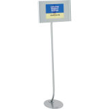 Quartet® Designer Sign Stand 59" H Silver