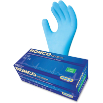 RONCO Nitech® Examination Gloves Large Blue 100/box