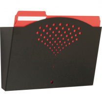 Safco® Steel Wall Pocket Letter Black