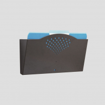 Safco® Steel Wall Pocket Legal Black