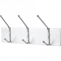 Safco® Wall Hooks 3 Hooks Chrome