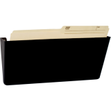 Storex® Magnetic Wall Pocket Legal Black