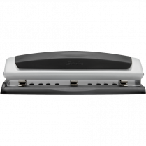 Swingline® Precision Pro™ Desktop 2-3 Hole Punch Black & Silver
