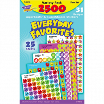 Trend® superSpots® Everyday Favourites Stickers 2,500/pkg