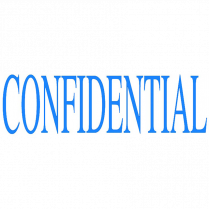 Trodat® Printy 4911 Self-Inking Message Stamp CONFIDENTIAL