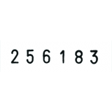 Trodat® 1546 Manual Numberer, 6 Bands