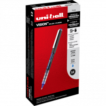 uni-ball® Vision™ Roller Pens 1.0mm Blue 12/box