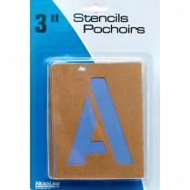 Headline® Stencils Gothic Letters and Numbers 3"