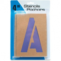 Headline® Stencils Gothic Letters and Numbers 4"